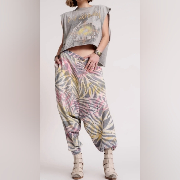 One Teaspoon Pants - One Teaspoon Drifter Harem Pants/Palm Island